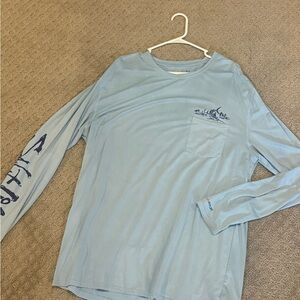 Salt Life Men's Sky Blue Long Sleeve Shirt